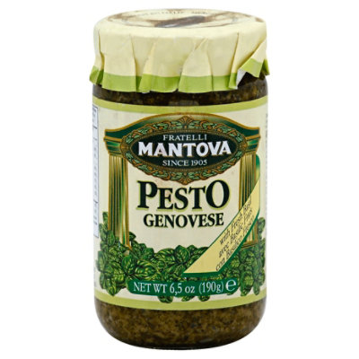 Mantova Sauce Pesto Genovese Jar - 6.5 Oz - Image 1