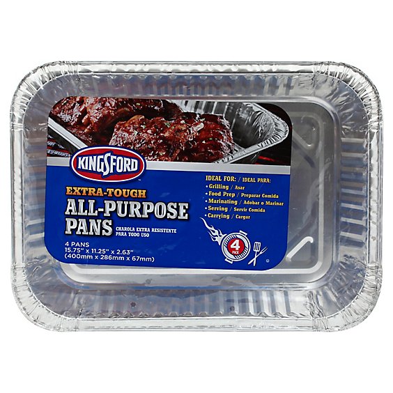 Kingsford All Purpose Pan - 4 Package