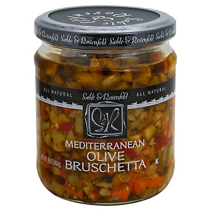 Sable & Rosenfeld Bruschetta Olive Mediterranean - 16 Oz - Image 1
