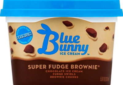 Blue Bunny Fudge Brownie Personals Super - 5.5 Fl. Oz. - Haggen