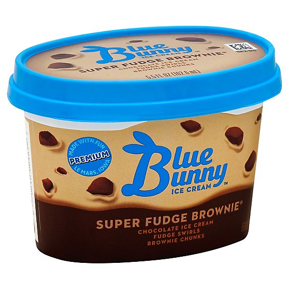 Blue Bunny Fudge Brownie Personals Super - 5.5 Fl. Oz.