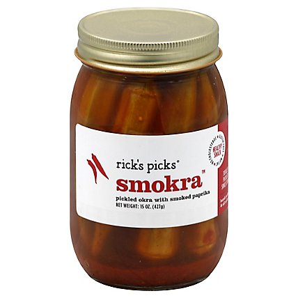 Ricks Picks Smokra - 15 Oz - Image 1