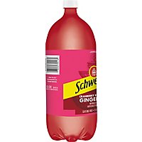 Schweppes Cranberry Raspberry Ginger Ale Soda - 2 Liter - Image 6