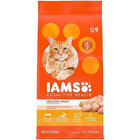 IAMS Proactive Health Adult Healthy Chicken Dry Cat Food - 7 Lb