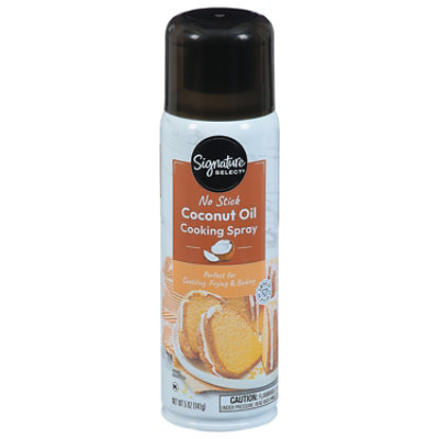 Signature SELECT Cooking Spray No Stick Coconut Oil Aerosol - 5 Oz