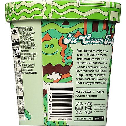Coolhaus Ice Crm Dirty Mint Chip - 16 Oz - Image 6