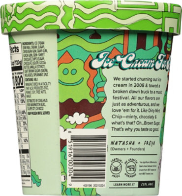 Coolhaus Ice Crm Dirty Mint Chip - 16 Oz - Image 6