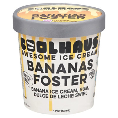 Coolhaus Ice Cream Bananas Foster - 16 Oz