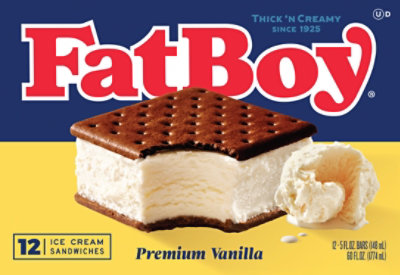 FatBoy Ice Cream Sandwich - 12-4.5 Oz - Image 2