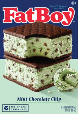 FatBoy Ice Cream Sandwich Mint Chocolate Chip - 6-5 Fl. Oz. - Image 6