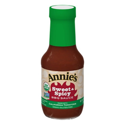 Annies Naturals Sauce BBQ Organic Sweet & Spicy Bottle - 12 Oz