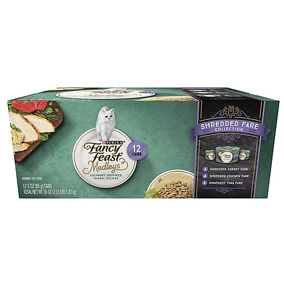 Fancy Feast Medleys Turkey & Chicken Recipe Canned Cat Food Fancy Feast Medleys Turkey & Chicken Recipe Canned Cat Food