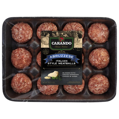 Carando Abruzzese Italian Meatballs - 16 Oz