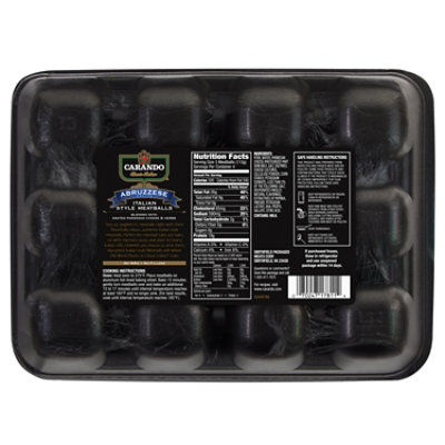 Carando Abruzzese Italian Meatballs - 16 oz - Image 5
