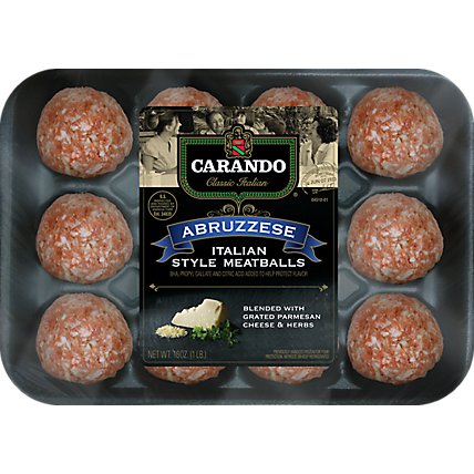 Carando Abruzzese Italian Meatballs - 16 Oz - Image 2