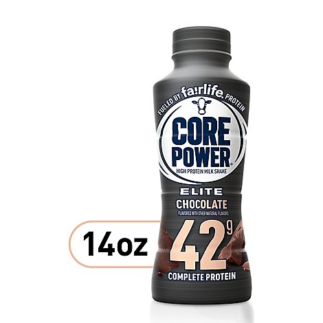 Core Power Elite Milk Shake High Protein Chocolate - 14 Fl. Oz.