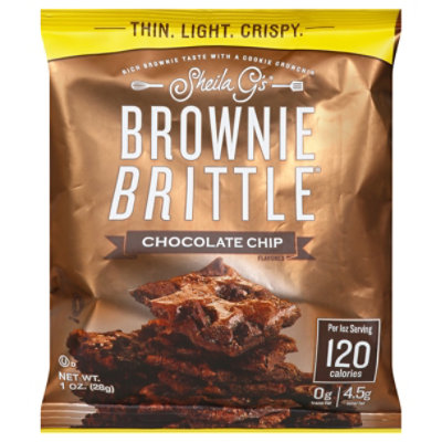Sheila Gs Brownie Brittle Brownie Chocolate Chip - 1 Oz