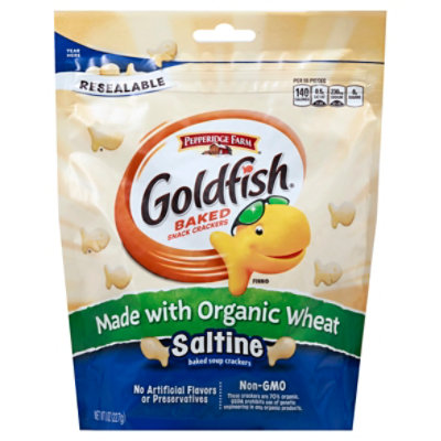 Goldfish Crackers Baked Snack Organic Wheat Saltine - 8 Oz