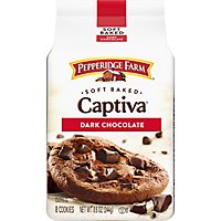 Pepperidge Farm Cookies Soft Baked Chunk Captiva Dark Chocolate Brownie - 8.6 Oz - Image 2