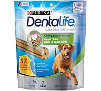 Dentalife Dog Treats Daily Oral Care Large Breed 7 Count - 7.8 Oz