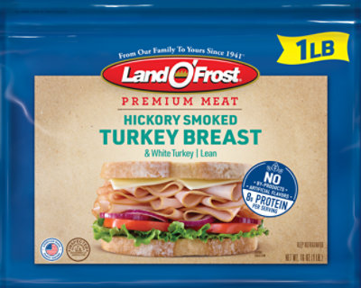 Land O Frost Premium Hickory Smoked Turkey Breast - 16 Oz - Image 1