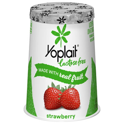 Yoplait Yogurt Low Fat Lactose Free Strawberry - 6 Oz - pavilions