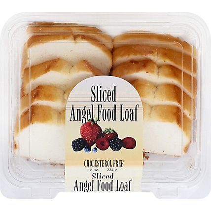 Cake Angel Food Sliced - 8 Oz - Image 2