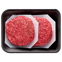Ground Beef Hamburger Patties 96% Lean 4% Fat Tray Pack - 1 Lb - Image 1