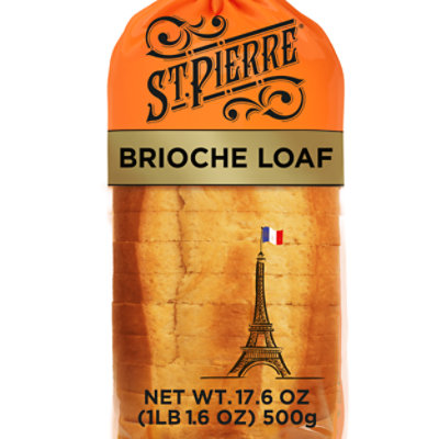 St Pierre Brioche Loaf - 17.6 Oz
