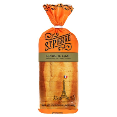 St Pierre Brioche Loaf - 17.6 Oz