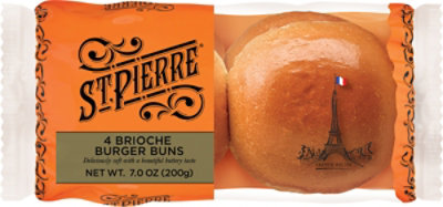 St. Pierre Brioche Burger Buns - 4 Count - Image 2