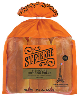 Brioche Hot Dog Buns 6ct - Each - Image 1