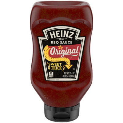 Heinz Original Sweet & Thick BBQ Sauce Bottle - 21.4 Oz - Image 5