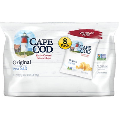 Cape Cod Original Kettle Cooked Potato Chips - 8 Ct - 0.75 Oz - Image 1