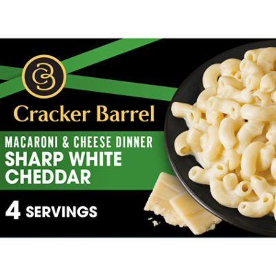 Cracker Barrel Sharp White Cheddar Macaroni & Cheese Dinner Box - 14 Oz - Image 1