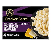 Cracker Barrel Cheddar Havarti Macaroni & Cheese Dinner Box - 14 Oz