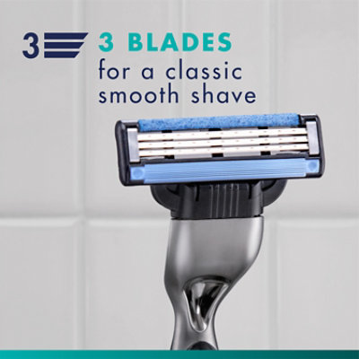 Gillette Mach3 Mens Razor Handle + 1 Blade Refill - Each - Image 4