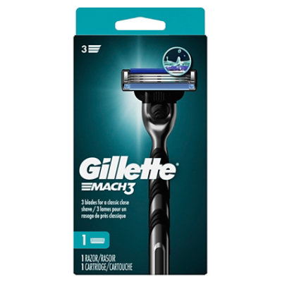 Gillette Mach3 Mens Razor Handle + 1 Blade Refill - Each - Image 8