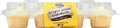 Cupcake Cake Two Bite Triple Lemon - 9.9 Oz