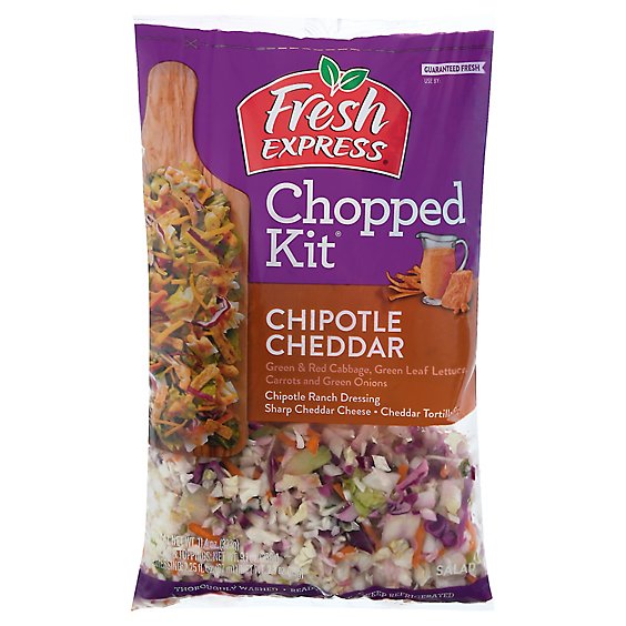 Fresh Express Salad Kit Chopped Chipotle Cheddar - 9.1 Oz