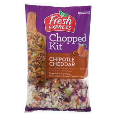 Fresh Express Salad Kit Chopped Chipotle Cheddar - 9.1 Oz
