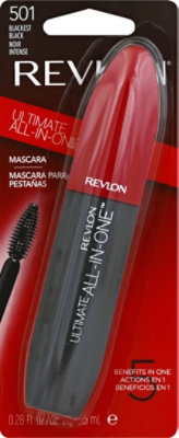 Revlon Mascara Ultimate All-in-One Noir Intense Blackest Black 501 - 0.28 Fl. Oz.