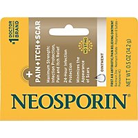 Neosporin Pain Relieving Ointment First Aid Antibiotic Multi-Action Pain Itch Scar - 0.5 Oz - Image 2