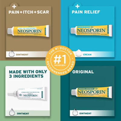 Neosporin Pain Relieving Ointment First Aid Antibiotic Multi-Action Pain Itch Scar - 0.5 Oz - Image 3