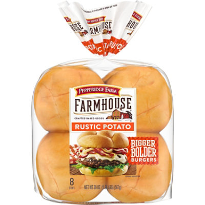 Pepperidge Farm Farmhouse Rustic Potato Hamburger Buns - 20 Oz - Image 1