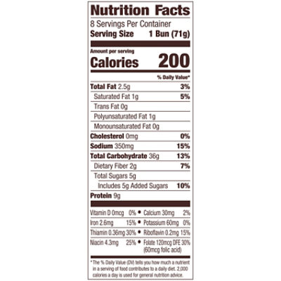 Pepperidge Farm Farmhouse Rustic Potato Hamburger Buns - 20 Oz - Image 2