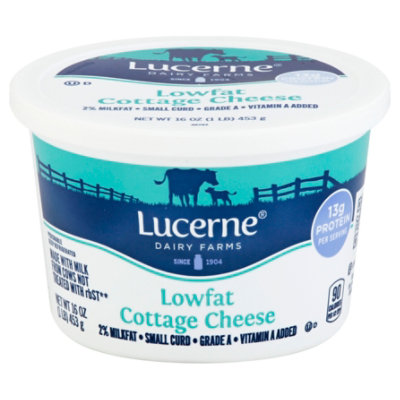 Lucerne Cottage Cheese 2% - 16 Oz - Image 1