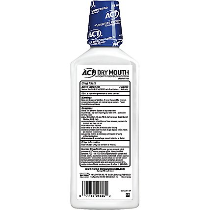 ACT Mouthwash Anticavity Fluoride Dry Mouth Soothing Mint - 18 Fl. Oz. - Image 5