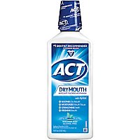 ACT Mouthwash Anticavity Fluoride Dry Mouth Soothing Mint - 18 Fl. Oz. - Image 2