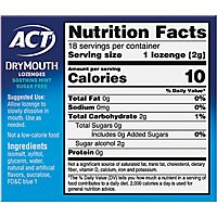 ACT Dry Mouth Lozenges with Xylitol Soothing Mint - 18 Count - Image 6